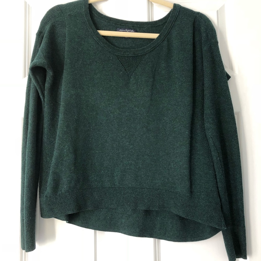 American Eagle Pine Green Sweater